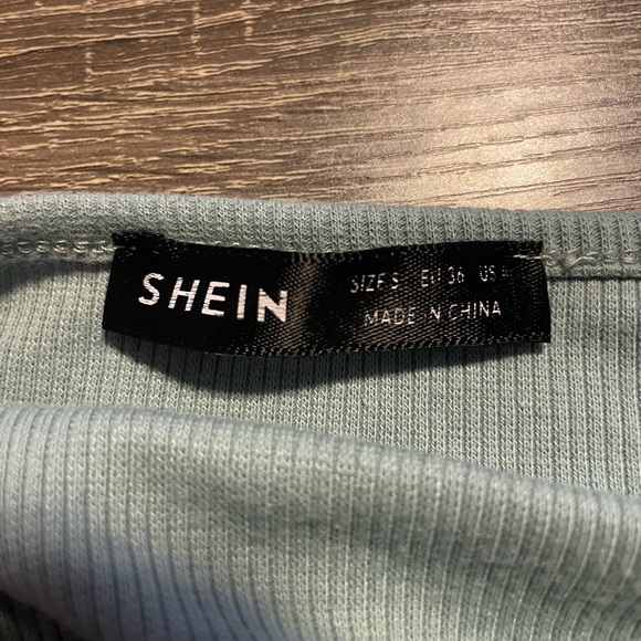 Green Shein cross tank top size S - Picture 3 of 3